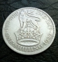 1 шилинг 1929 година Англия сребро, снимка 1