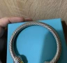 David Yurman оригинална сребърна масивна гривна , снимка 3