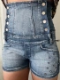 Къси дънки с висока талия, снимка 3