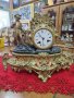Страхотен антикварен колекционерски френски каминен часовник , снимка 1 - Антикварни и старинни предмети - 42873493