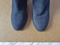 № 41 дамски боти естествен велур в син цвят, снимка 6