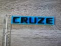 черен надпис емблема Chevrolet Cruze Шевролет Круз, снимка 3