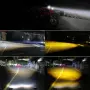Универсални 3 LED Халогени за Кола/Мотор 12-24V - БЯЛО/ЖЪЛТО, снимка 3