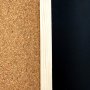 Kомбинирана дъска Сreative home Memo черна магнитна и коркова дъска табло за бележки, снимка 6