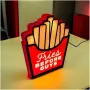 LED светеща табела пържени картофки Fries Before Guys за декорация, снимка 1