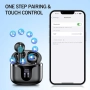 Нови Безжични Bluetooth 5.3 слушалки In-Ear с HiFi стерео звук и мощен бас Кутия за зареждане, снимка 5