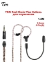 Кабел с микрофон TRN RedChain Gaming (qdc/2pin type-S) 2 Метра НОВ, снимка 3