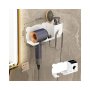 Поставка за сешоар за стена лепяща, снимка 17