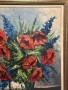 Картина масло с цветя , снимка 8