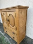 Масивен дъбов шкаф / малък бюфет – 2 врати + 2 чекмеджета, снимка 3