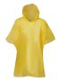 Водоустойчиво жълто пончо дъждобран за възрастни 127x95 см