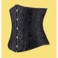 Нов черен корсет в готически стил с отворен бюст + подарък прашки- М, снимка 10 - Корсети, бюстиета, топове - 39806561