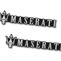 Нови алуминиеви емблеми ”MASERATI” - 35 мм. / 8 мм., снимка 1 - Аксесоари и консумативи - 40054425
