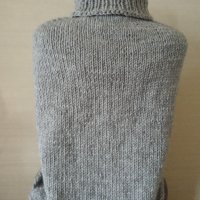 Плетен пуловер без ръкави , снимка 3 - Блузи с дълъг ръкав и пуловери - 42244399