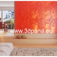 3Д гипсови панели, декоративни стенни облицовки, облицовъчен камък, пана | 0123, снимка 1 - Пана - 25278651