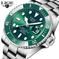 Мъжки часовник Lige Sport Watch, Водоустойчив, Неръждаема стомана, снимка 1 - Мъжки - 40246690