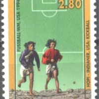 Чиста марка Спорт СП по Футбол САЩ 1994 от Лихтенщайн, снимка 1 - Филателия - 33724913