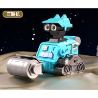 Подвижен робот играчка с дизайн на строителна машина , снимка 1 - Коли, камиони, мотори, писти - 42914448