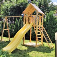 Детска дървена площадка, Детски кът на открито, Съоръжение за игра, снимка 7 - Други - 40508299