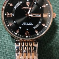 Нов ръчен часовник кварцов ден дата водоустойчив, снимка 5 - Мъжки - 44499373
