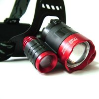 Професионален зареждащ се LED челник фенер за глава планина туризъм лов, снимка 3 - Къмпинг осветление - 29159436