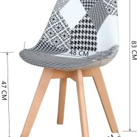 Висококачествени трапезни столове тип пачуърк МОДЕЛ 161, снимка 3 - Столове - 42106319