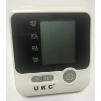 Апарат UKC за измерване на кръвно налягане с голям LCD дисплей, снимка 2 - Друга електроника - 30713166
