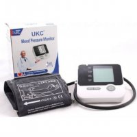Апарат за измерване на кръвно налягане с голям LCD дисплей UKC, снимка 2 - Други - 34145762