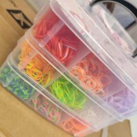 Голямо Куфарче Loom Bands с ластици и аксесоари за плетене.. Всичко за твоето Любимо Хоби!, снимка 3 - Други - 39282368