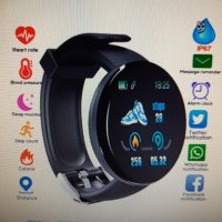  D18 Smart Watch Смарт гривна часовник , снимка 3 - Смарт гривни - 38787202