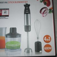 4 in1 Ел ръчен пасатор Food Processor Mixer Whisk Stainless Steel, снимка 7 - Чопъри и пасатори - 37733589