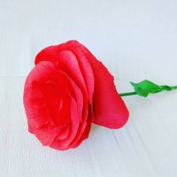 Голяма роза 5лв, снимка 1 - Изкуствени цветя - 30042561