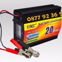 UKC ВИСОКОКАЧЕСТВЕНО зарядно устройство за акумулатор за кола 20AMP , снимка 3 - Аксесоари и консумативи - 30153390