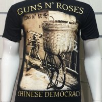 Нова мъжка тениска със ситопечат на музикалната група GUNS'N ROSES - Chinese Democracy, снимка 4 - Тениски - 28295701