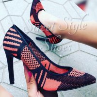 Уникални обувки на ток  4 цвята , снимка 7 - Дамски обувки на ток - 36588572