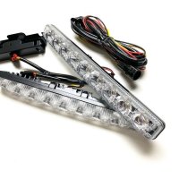 LED DRL дневни светлини с мигач - 9 диода*, снимка 3 - Аксесоари и консумативи - 40388367