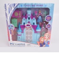 Музикален Замък Замръзналото кралство с Кукла и аксесоари, снимка 2 - Кукли - 42863122