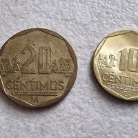 Монети .Перу. 10, 20,  50 сентимос. 1 и 5 солес. 5 бройки., снимка 4 - Нумизматика и бонистика - 42617891