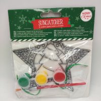 Christmas коледна играчка за боядиване Suncatcher  Размери опаковка 16х13.5 см , снимка 1 - Декорация за дома - 42838925