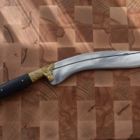 Ръчно изработен нож тип гръцка махера, снимка 1 - Ножове - 35522255