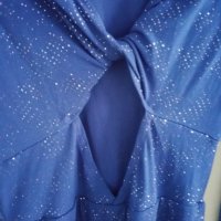 Дамска рокля лукс ,кралско синьо, на фирма Topshop   18 , снимка 8 - Рокли - 29455486