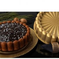 Кръгла с борд Гранитна форма за печене кейк кекс сладкиш гранит биогранит, снимка 5 - Форми - 37793788