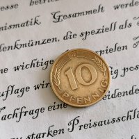 Монета - Германия - 10 пфенига | 1985г.; серия G, снимка 1 - Нумизматика и бонистика - 31443900