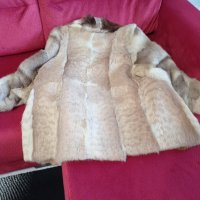 Дамско палто естествен косъм, снимка 4 - Палта, манта - 35620746