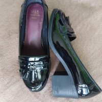 Лоуфъри "INSOLIA"- естествена кожа , снимка 1 - Дамски обувки на ток - 40807768