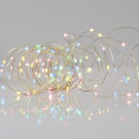 Коледни лампички, Многоцветни, 100 LED диода, снимка 2 - Лед осветление - 42715296