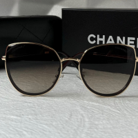 CH 2024 дамски слънчеви очила котка с лого, снимка 5 - Слънчеви и диоптрични очила - 44701087