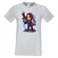 Мъжка тениска Marvel Winter Soldier  Игра,Изненада,Подарък,Геймър,, снимка 1 - Тениски - 36791855