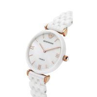 Оригинален дамски часовник Emporio Armani AR1486 Ceramica Gianni T-Bar -45%, снимка 7 - Дамски - 37776677