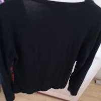 Дамска блуза с дълъг ръкав с тока черно и червено, снимка 4 - Блузи с дълъг ръкав и пуловери - 30061984